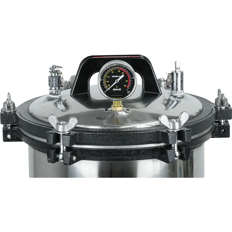 Mini automatic pressure steam sterilizer vertical medical portable autoclave