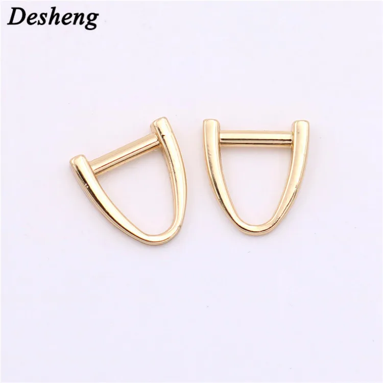 High Quality 8mm Metal D Ring Handbag Accessories DIY Zipper Puller For Purse Bag
