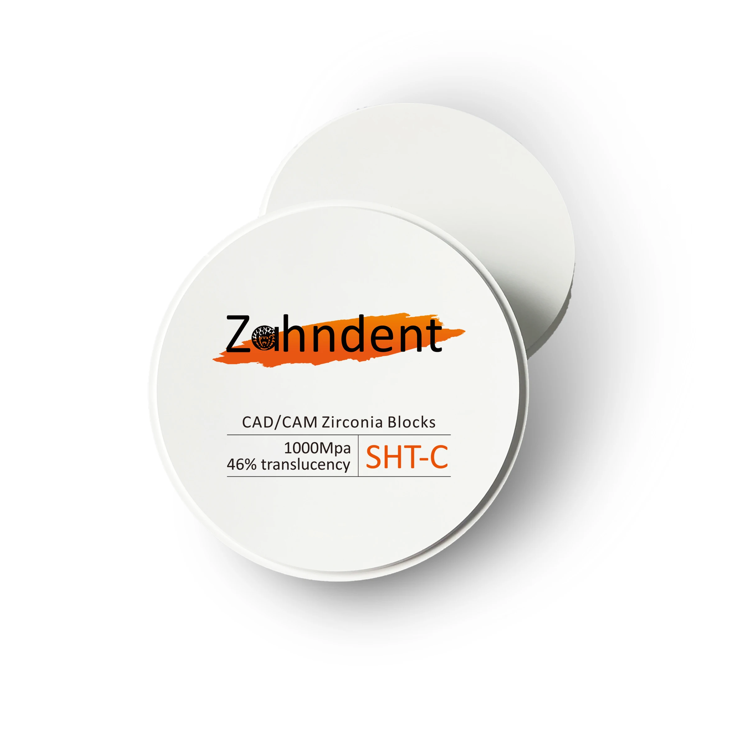 Zahndent High Strength 46% Ultra Translucent Tooth Implant Dental Zirconia Block Price