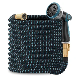 Low Price high pressure lightweight 50 length durable latex 3 times expand magic Garden Hose