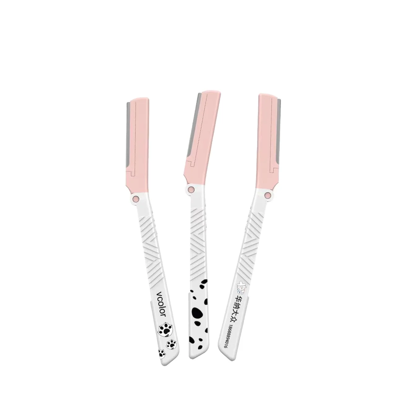 Customizable logo and color Ladies Foldable Facial Razors Eyebrow Shave Hair Simple Eyebrow Trimmer