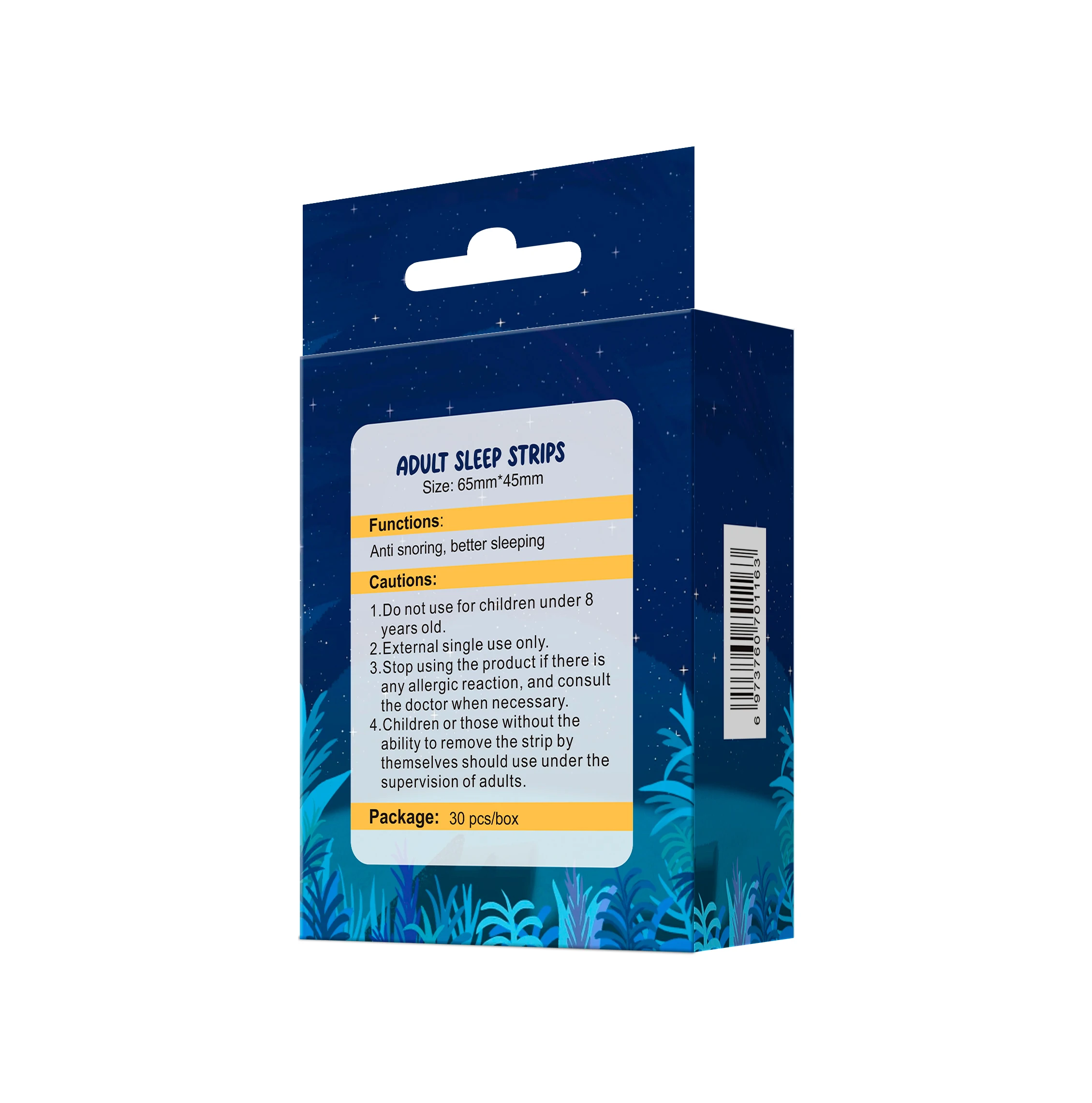 30pcs/box adult kids anti snoring mouthpiece sleep improve sleep aid mouth tape sleep helping