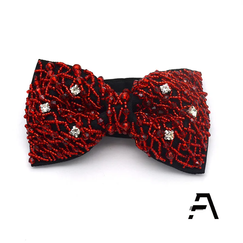 Custom Personalized Crystal Jewelry Men Bow Ties