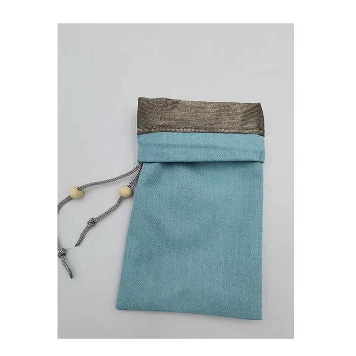 Custom your own logo 100% Silver Fiber Fabric Lined pocket Radiation Blocking pocket