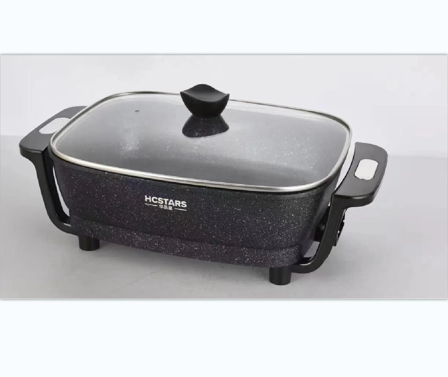 2023 12L Super Large Capacity new  Simple design multi functional aluminum kitchen electric non-stick frying pan