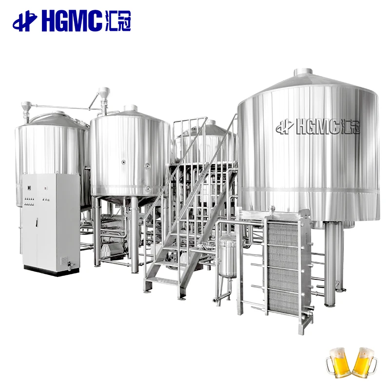 New Design Food Grade Stainless Steel 5000L 6000L 10000L Conical Jacketed Commercial grade Brewing Beer Equipment