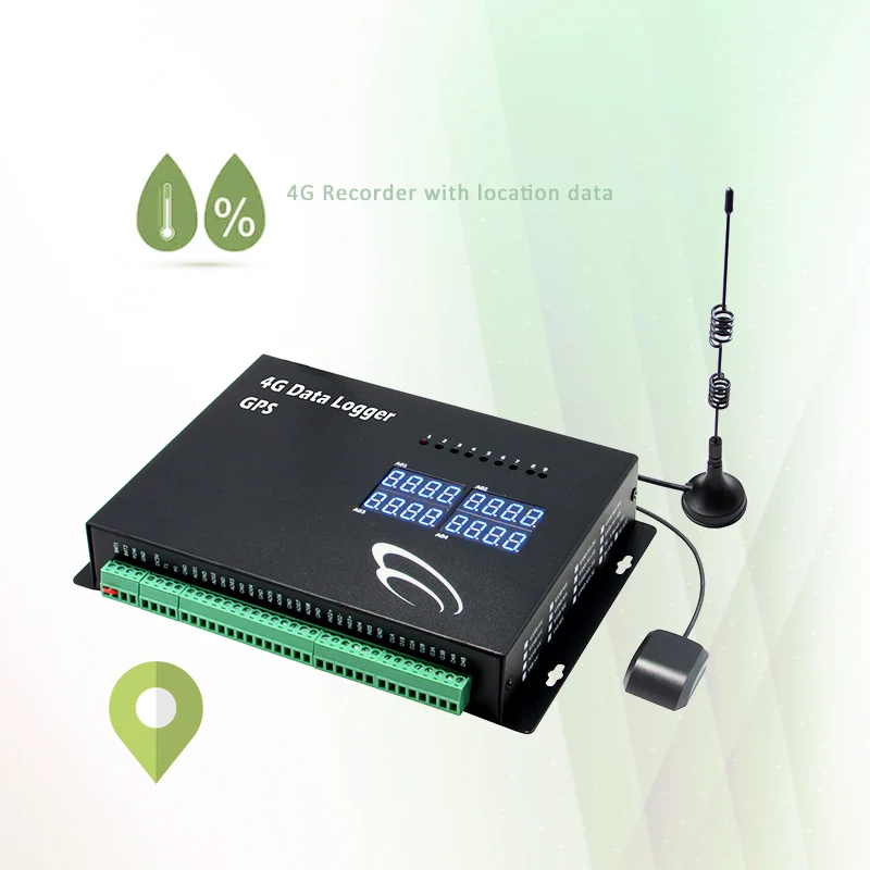 Lora 4G rtk temperature humidity gps data logger usb with temperature humidity wireless alarm sensors