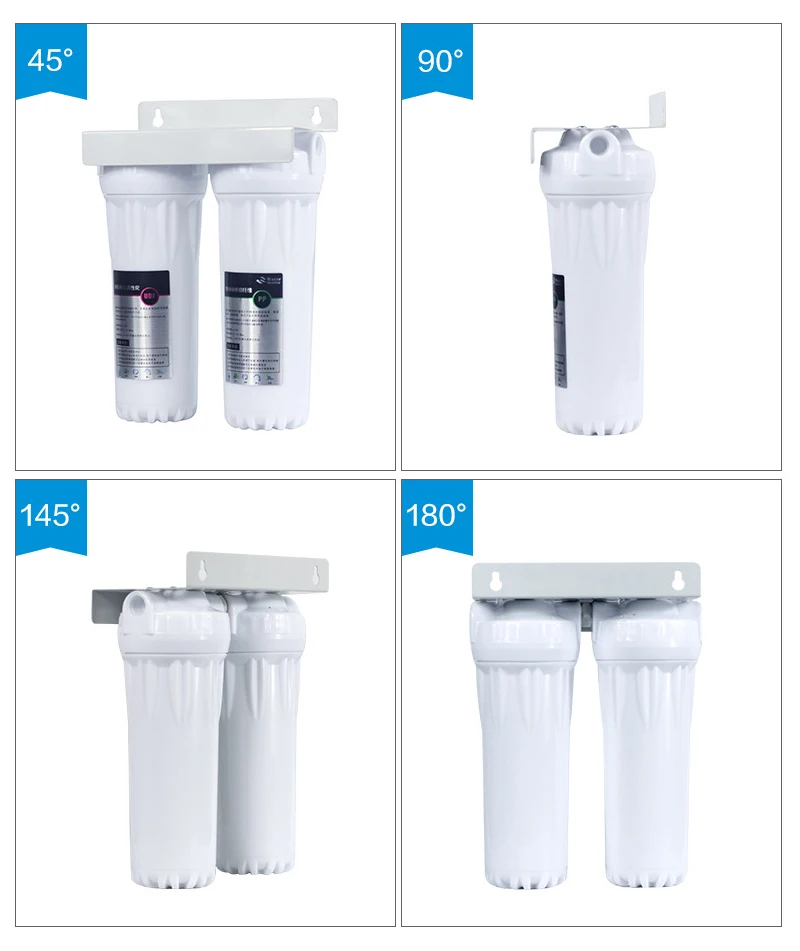 Twin counter top water filter purified water filter home pure water filter