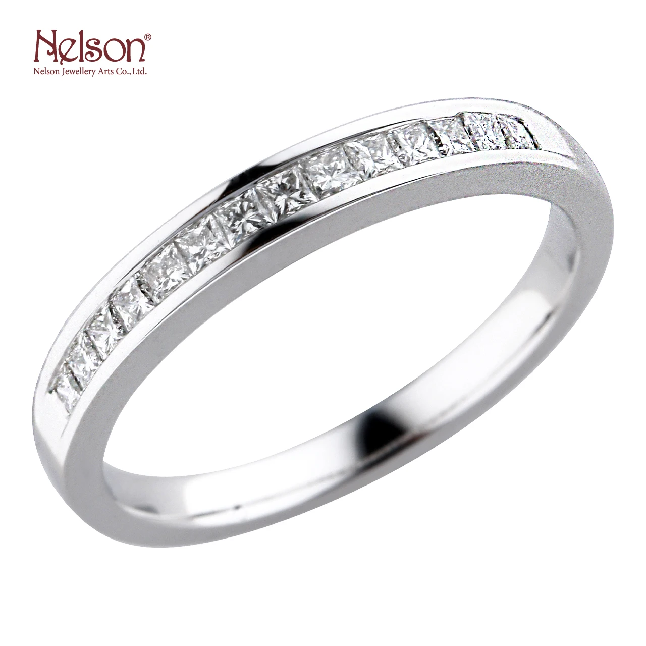 С нулевым риском OEM ODM Профессиональная Изготовленная на заказ по оптовой цене сверкающих награда из белого золота 18 К 750 белое золото бриллиант обручальное кольцо