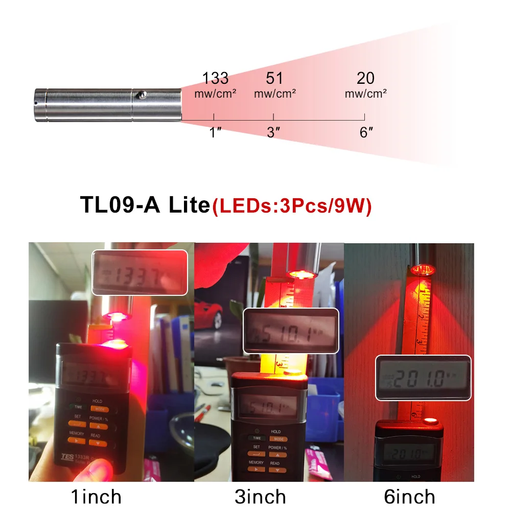 Red Light Near Infrared Facial Red Light Therapy Pen For Joints Pain Relief And Skin Care