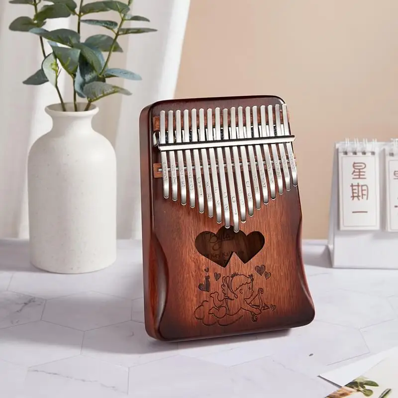 byla sparter kalimba choromatic brown instrument music acust