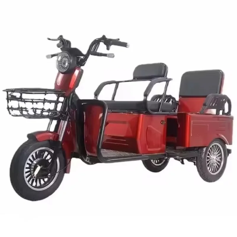 Custom colors cargo electric trike China fat tire electric scooter modern style electric adult tricycle
