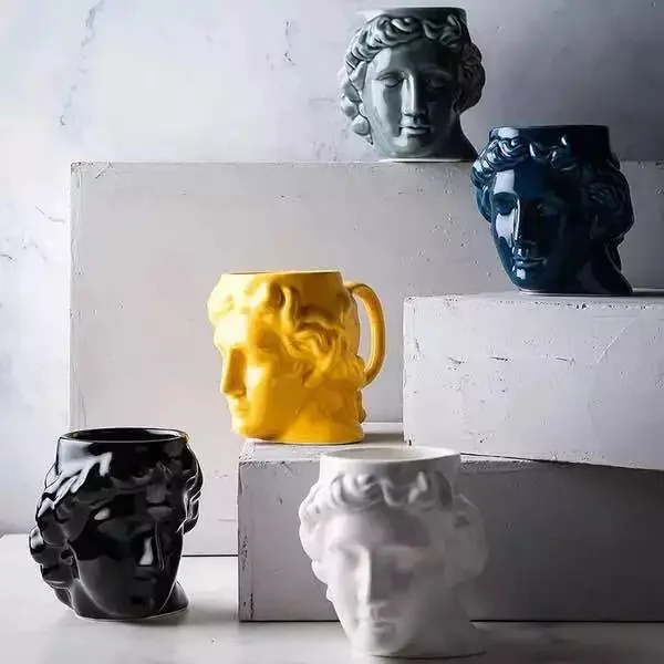 Дропшиппинг 3D кружка с изображением Давида украшение для дома подарки керамическая кофе чашка
