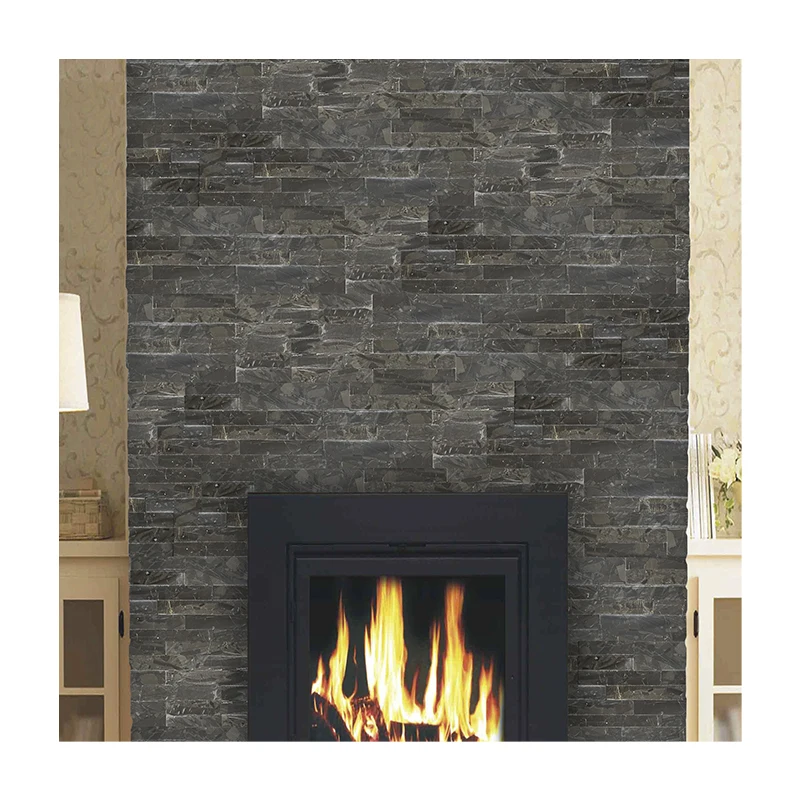 Натуральный камень красочные матовые культурные каменные настенные панели украшения наружные мраморные Сланцевые обои/настенное покрытие