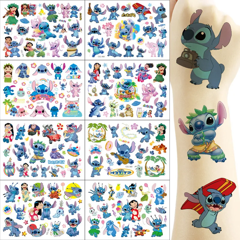 New Arrival Temporary Small Body Water Transfer Printing Tattoo Stickers Cute Cartoon Monster Angel Safe Tattoo Sticker For Kids