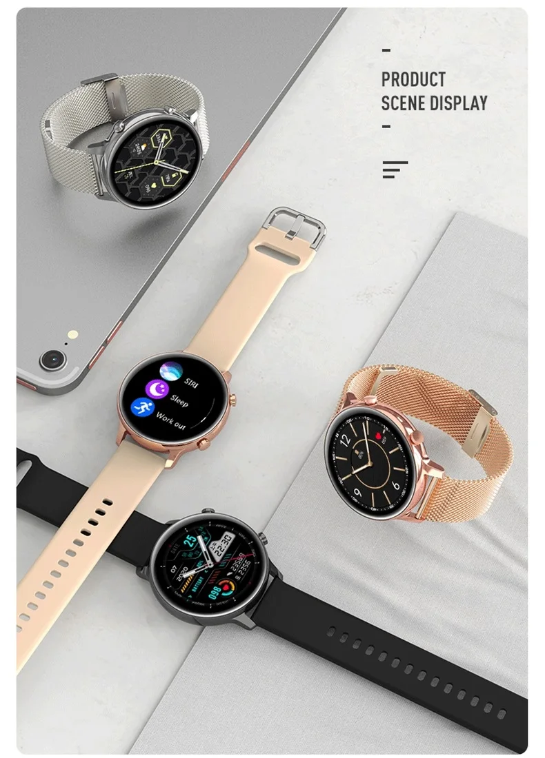 1.28 Inch Touch Screen Smartwatch S33 MTK2502 Chip BT Call Customized Dial Sport Fitness Tracker Music Player Smart Watch (13).jpg