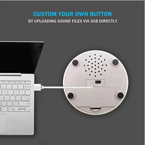 Multicolor game show buzzers perfect for family game nights recordable learning answer buzzers talking button