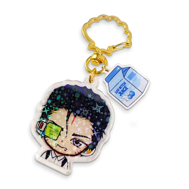 Make your own design custom printed acrylic keychain printed acrylic charms uv printing acrylic charm