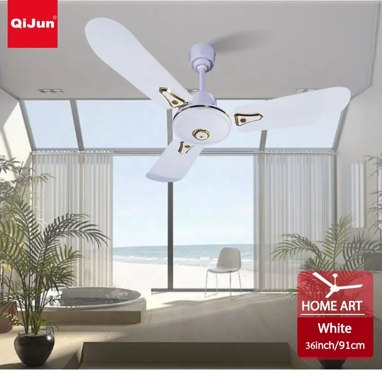 65W 380RPM 900mm Industrial Ceiling Fan White Color HENGJUN Factory Manufacturer Specific Produce Ceiling Fan High QC Standard