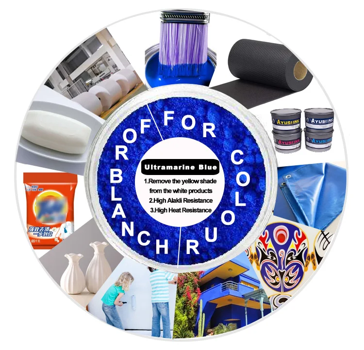 Shuanglong ultramarine blue laundry grade pigment for soap