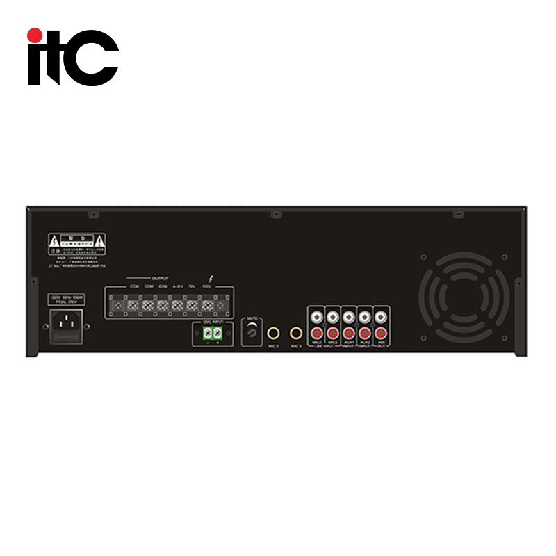 One EMC priority input paging system 650w best mixer amplifier