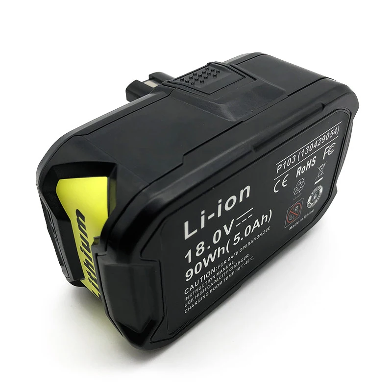 18V Li-Ion P108 RB18L40 P106 P107 replacement Battery For Ryo ONE+ P102 P103 P104 P105 power tools