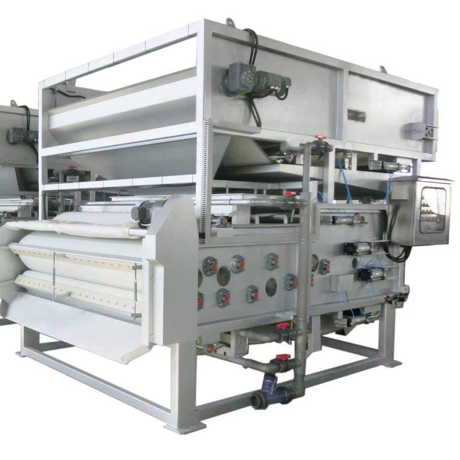 Low Energy Sludge Dewatering Belt Filter Press Price Machine In Sewage Treatment Plant