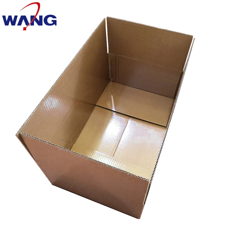 High quality Waterproof Lamination Customized Size big Carton Box Corrugated cardboard box coated with film