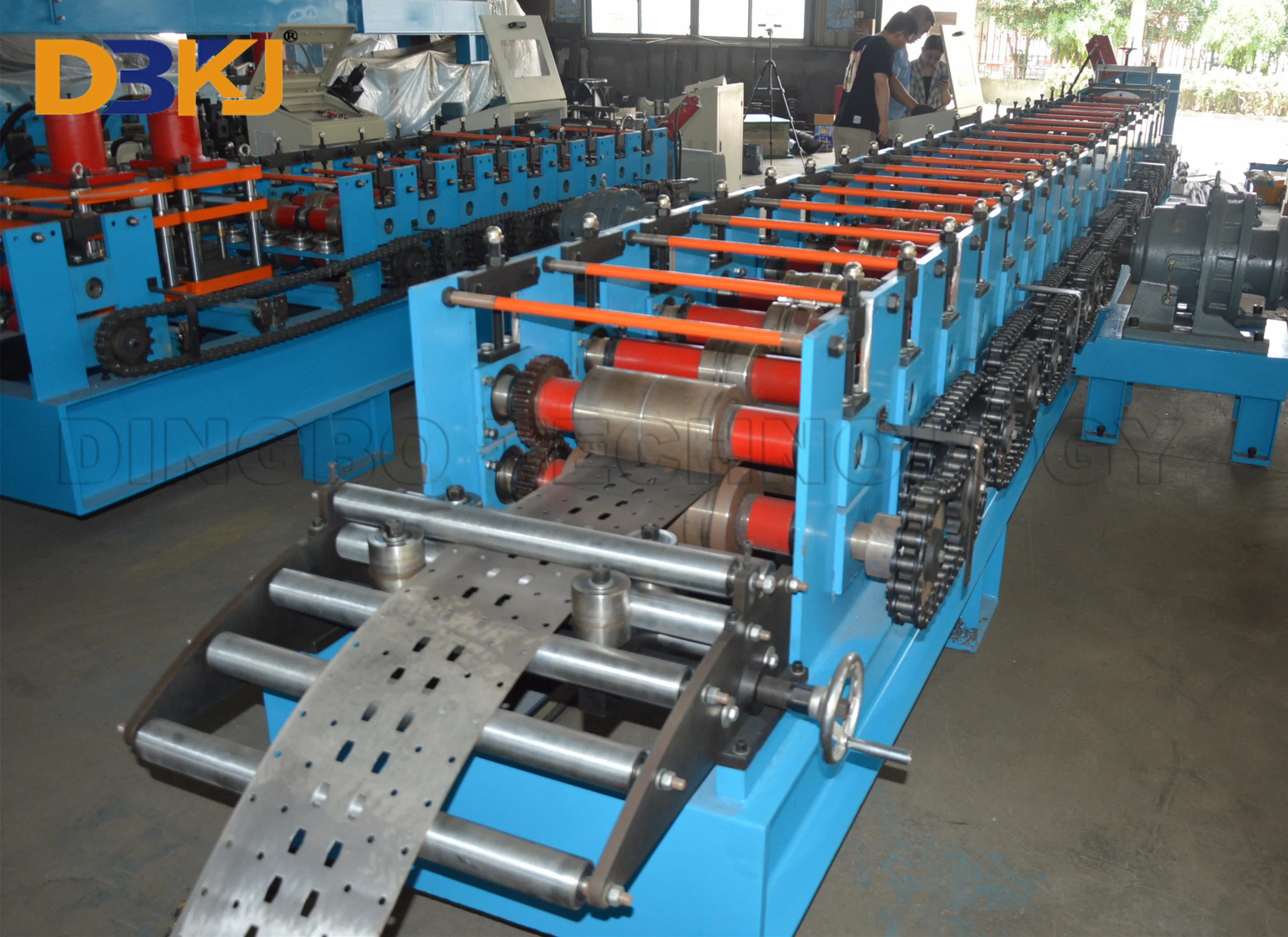 Fully Automatic Supermarket Rack Upright Roll Forming Machine Storage shelf column roll forming machine supermarket shelves