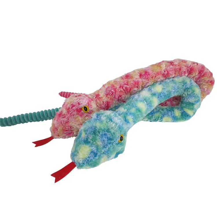 Wholesale Price OEM ODM Stuffed Snakes Custom Soft Stuffed Plush Toy High Quality Simulation Long Snake