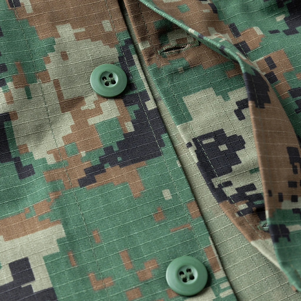 Custom ACU Tactical Combat Hunting Uniform for Jordan in Jungle Digital Camo with TC 65/35 Ripstop Fabric Jacket and Pants