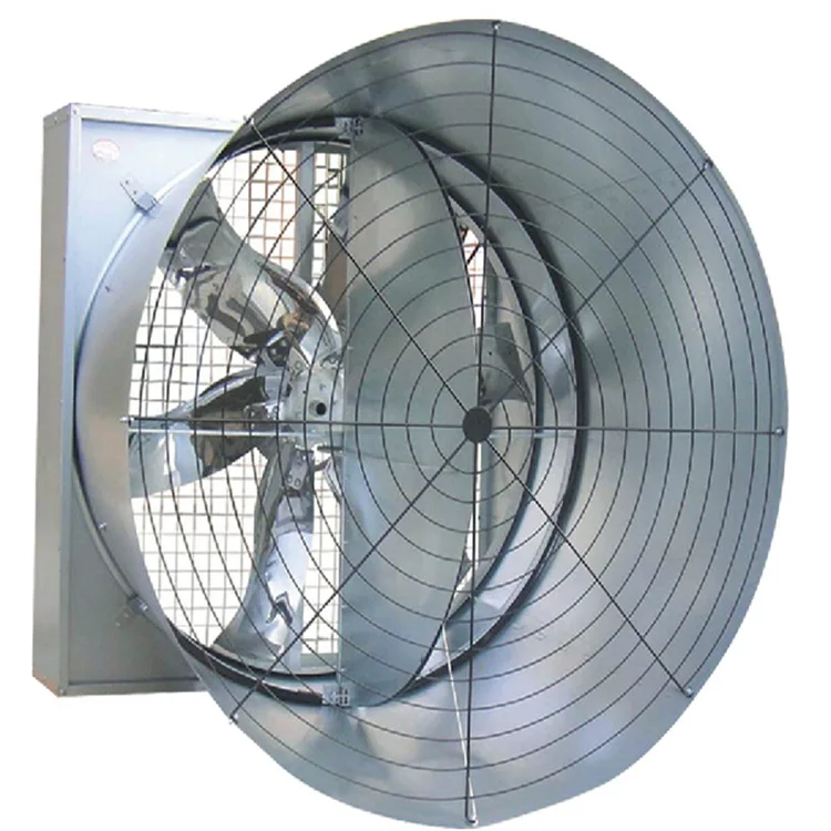 Negative Pressure Cooling Equipment Greenhouse 1000 Cfm 5000 Cfm 50 Inch Exhaust Fan