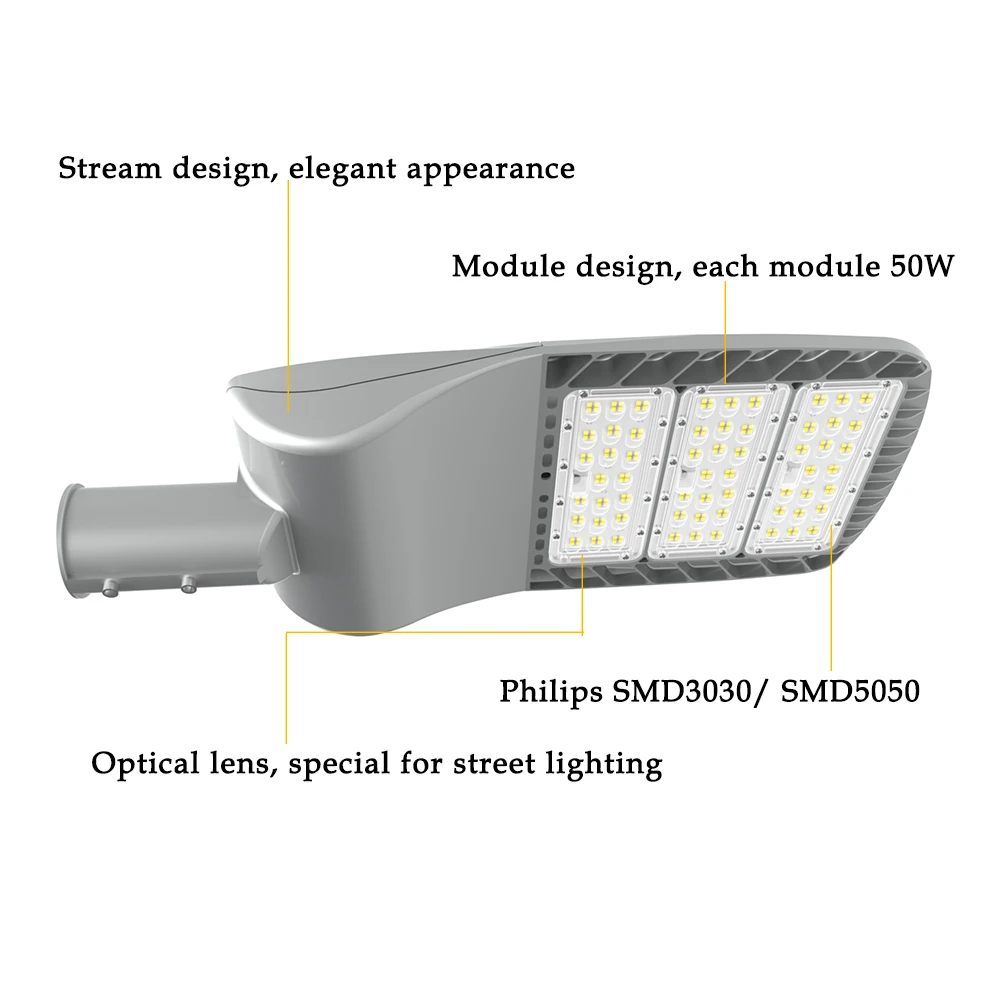 Price Outdoor Aluminum Ip66 Led Street Sensor Street Light 30W 40W 50W 60W 70W 80W 100W 120W 150W 200W Led Street Light