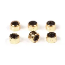 Gold sliver black self lock nuts fingerboard locknuts