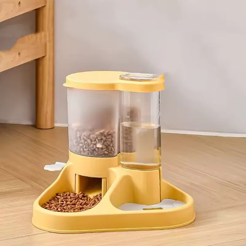 Wholesale Pet Dog Automatic Feeder Cat Automatic Drinker Dog Bowl Cat Basin Water Feeding Combination Bowl