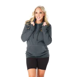 OEM Maternity Nursing Tops  Breast Feeding hoodies Long Sleeve Breastfeeding Clothes Hoodie Clothing Sweatshirt Custom