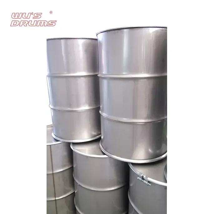 Hot Selling Made In China manufacture directly cheap price Open Top Galvanized Iron Empty Steel Drum for fuel