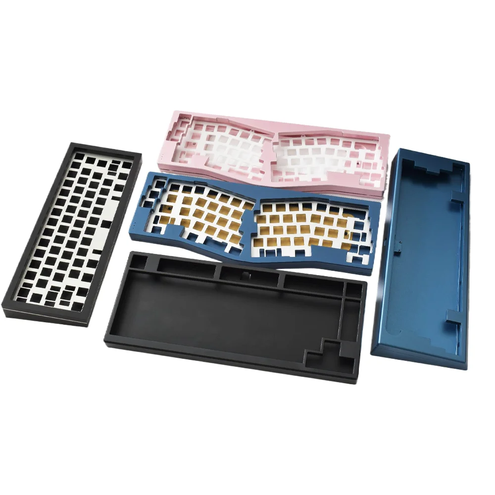 High Precision Mechanical Parts Aluminum Silicone Mould CNC Machining Keyboard Case