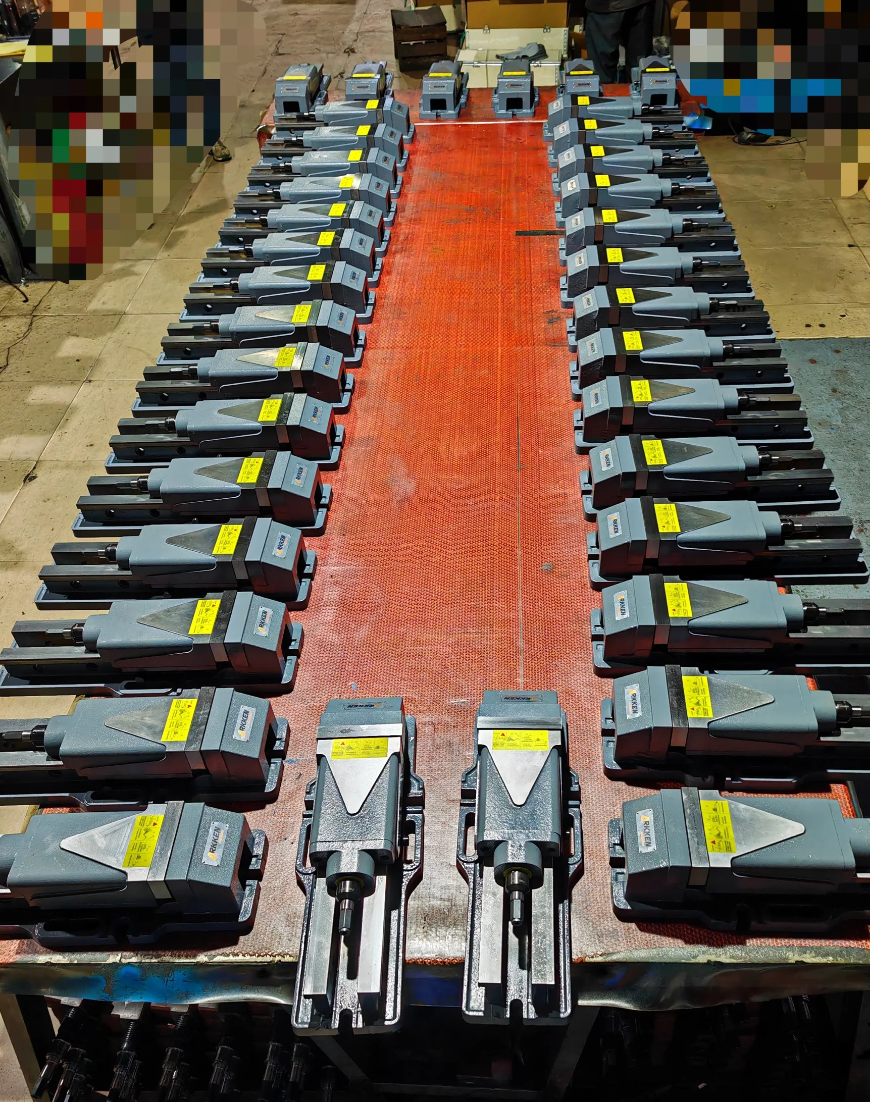 8 Inch high quality CNC VH-8 hydraulic machine vise for milling drilling machine