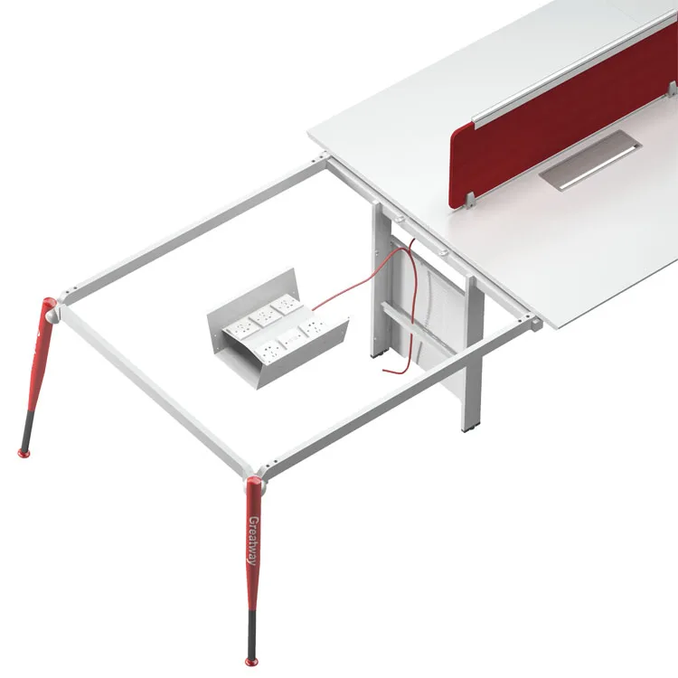 Modern Computer Offical Furniture Cubicles  Metal Desk Legs Office Workstation Metal Table Legs