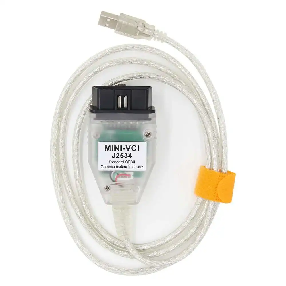 Автомобильный Диагностический кабель для TOYOTA TIS Techstream MINI VCI FTDI FT232RL J2534 OBD2