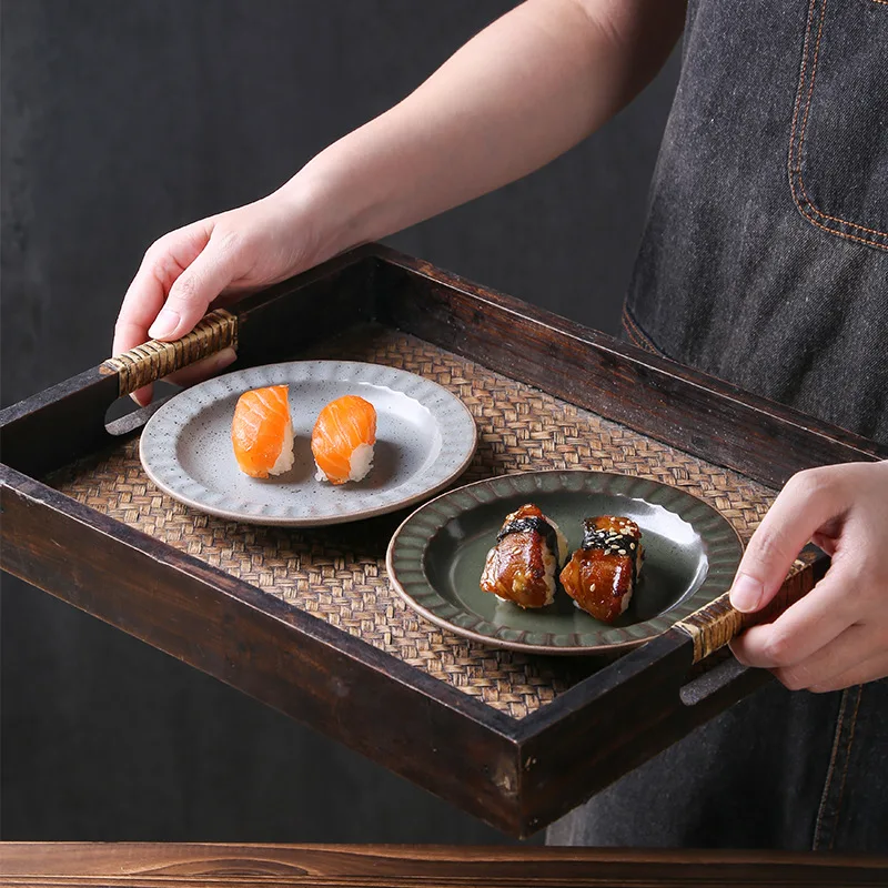 Керамическая тарелка для суши 6