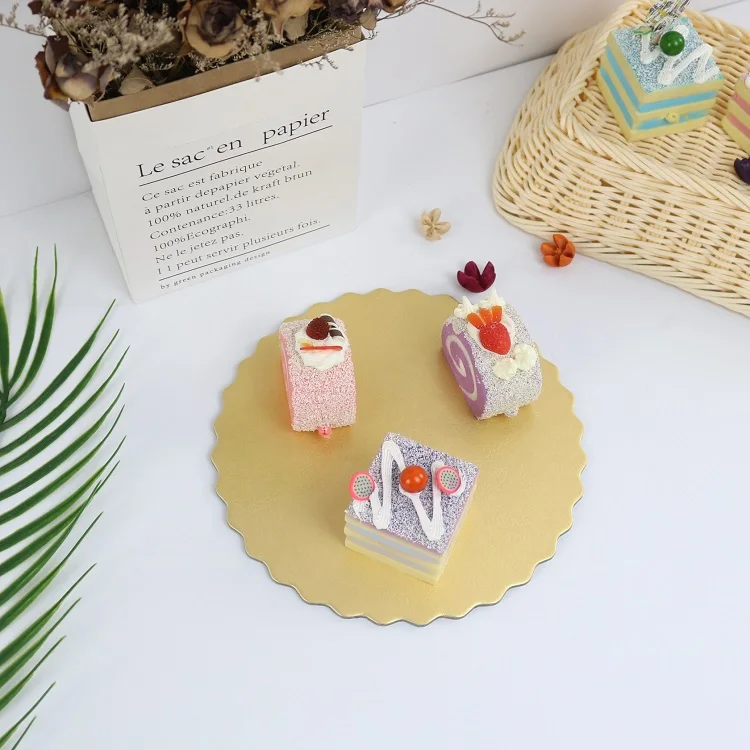 Halloween cutting die10 Inch Paper Cake Base 2mm gold Cake Drum Gold Cake Board