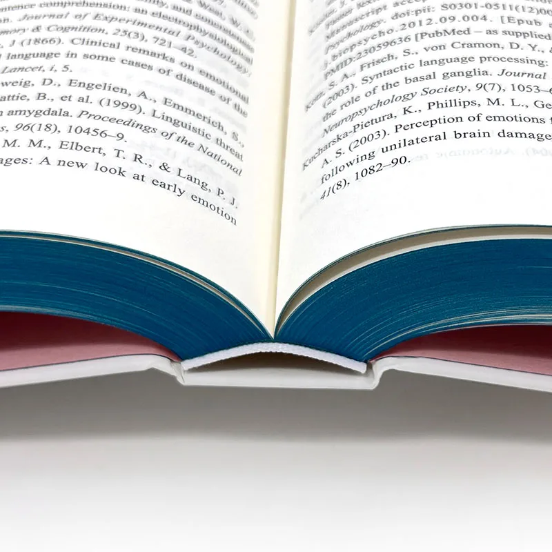High Quality Spray Edge Books Hardcover Book Customize Full Colour Offset Printing Film Lamination Hard Cover Paper & Paperboard