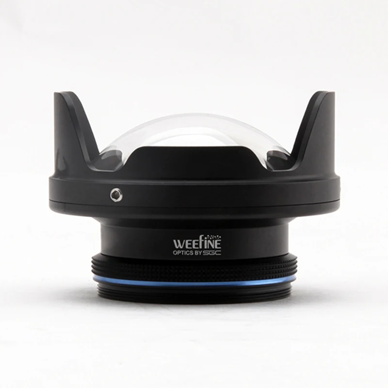 WEEFINE WFL07 Cell wide angle Wide angle Wet lens  for Smart Housing  anamorphic  lens underwater camera lens