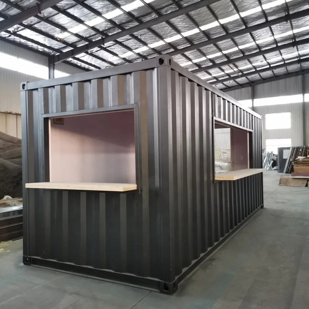 2021 pop hot sale the latest modern high quality Cafe contain 20ft shipping container bar portable container cafe coffee shop