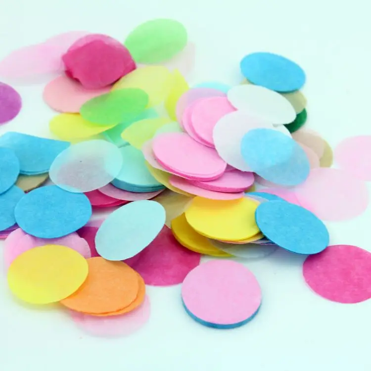 
Customized Paper Rose Confetti Paper Hear Decorations Confetti 1cm x 1cm White Paper 