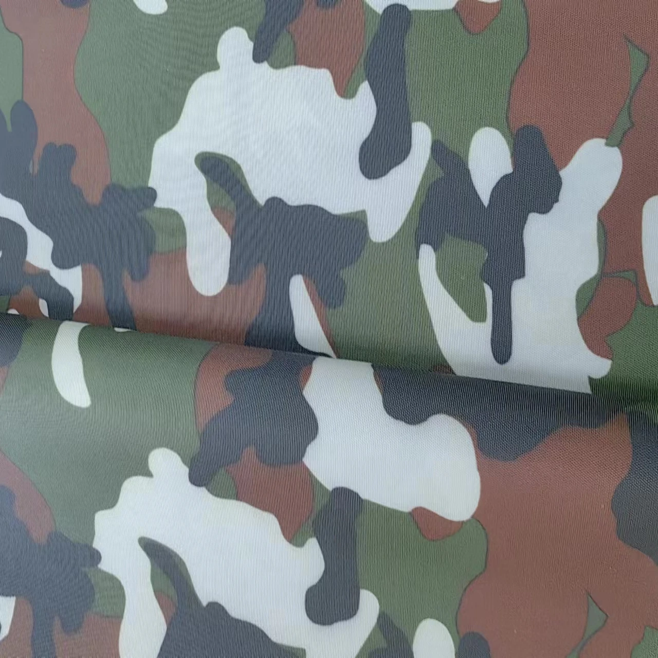 camo Atacs FG Printing 100 Polyester Pu Coating 210d Waterproof Oxford  Fabric For Outdoor Tent