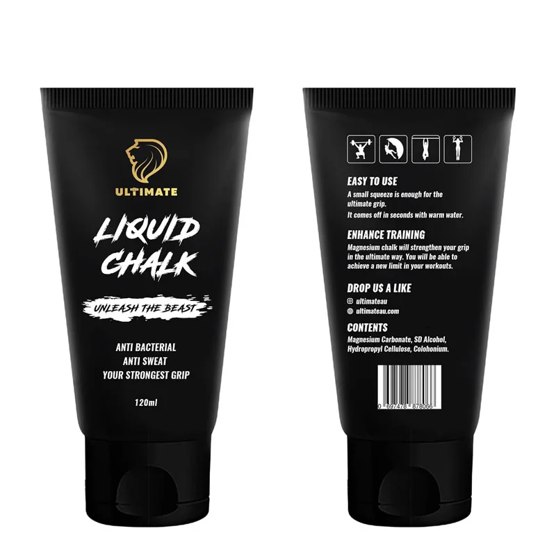 XD cheap price 50ml weightlifting gym liquid chalk cream for workout bouldering climbing gymnastics chalk