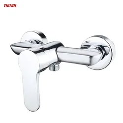 TIEMA High Quality 35mm Ceramic Chrome Contemporary Brass Bath & Shower Head With Faucets
